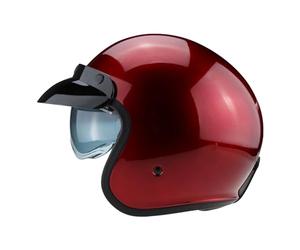 Viper Motorcycle Helmet with Inner Sun Visor RSV06 Plus Open Face Jet Motorbike Helmets for Adult - Motorbike Rider Road Legal ECE2206 Approved for Cruise Bike Chopper Moped Electric Scooters - M