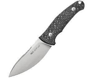 Viper NORDLYS Drop Point Satin N690Co, Fibre de Carbone, Étui en Cuir VT4046FC