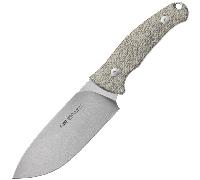 Viper RANGER Drop Point Stonewash N690Co, Micarta Canvas Vert, Étui en Cuir VT4054CG