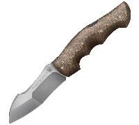 Viper Rhino-1 Stonewash, Micarta en toile de jute marron V5903IM