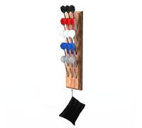 Viper Sisal/Bristle Dartboard Bundle Support Mural Peut contenir 12 fléchettes en Acier-Finition Cannelle Mixte Adulte, Taille Unique