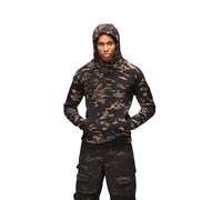 Viper TACTICAL - Sweatshirt à Capuche - pour Homme - en Polaire - V-Cam Noir - S