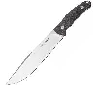 Viper Trail Clip Point Satin N690Co, Fibre de carbone, Étui en cuir VT4068FC