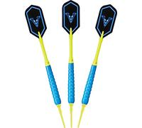 Viper V Glo Fléchettes à Pointe Souple, 18 grammes, Mixte, Bleu/Jaune
