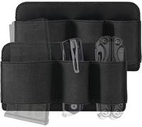 VIPERADE PL6 Organiseur élastique EDC Petit Insert d'organisation Scratch, Panneau de Boucle élastique modulaire, Pochette élastique EDC, Panneau d'organisation Scratch (L-2 pièce)