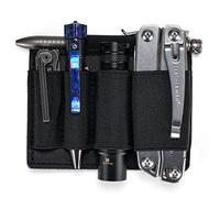 VIPERADE PL7 Organiseur élastique EDC Petit Insert de Rangement Scratch avec 4 Poches élastiques, Pochette élastique EDC, étui de Rangement Multi-Outils, Panneau de Rangement Scratch - L