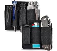 VIPERADE PL7 Organiseur élastique EDC Petit Insert de Rangement Scratch avec 4 Poches élastiques, Pochette élastique EDC, étui de Rangement Multi-Outils, Panneau de Rangement Scratch - M+L