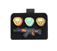 VIPERADE PL9 Pannello in strappo bifacciale, passante per cinturino in strappo, Come scomparto per Borsa EDC, adattato a PL9