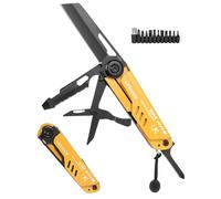 VIPERADE VAK4/VAK5 Couteau de poche multifonction EDC avec 11 embouts de tournevis, verrouillage de sécurité, ciseaux à ressort, étui durable pour extérieur, camping, pêche, survie, randonnée