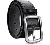 VIPERADE VD1 Ceinture en cuir pour hommes, Ceinture en cuir pleine fleur 100% faite à la main, Ceinture marron, Ceinture décontractée en denim antique