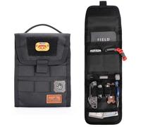 VIPERADE VE12 Sac Tactique Pliable, Sacoche à Outils Molle, Sacoche à Outils Triple pli, Organisateur de sacoches EDC utile pour l'extérieur et l'usage Quotidien - Noir