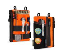 VIPERADE VE16 X-Pac Petit organiseur d'outils EDC,petit sac multi-outils avec 7 poches,organiseur EDC pour homme,mini sac de poche avec zone scratch pour bricolage,petit organiseur multi-outils-Orange