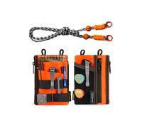 VIPERADE VE16R EDC Pouch Petit Sac à Outils de Rangement EDC avec 7 Poches, Sac de Rangement EDC pour Hommes, Petite Pochette de Rangement Multi-Outils avec bandoulière, Petite Pochette de Poche EDC