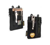 VIPERADE VE18-S Petit Sac EDC Mini Organisateur d'outils de Poche EDC, Petit Sac à Outils Organisateur EDC avec 6 Poches, Organisateur EDC pour Hommes (Camo Noir)
