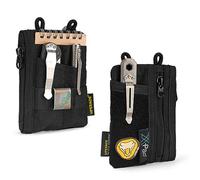 VIPERADE VE18-S X-Pac Petit Sac EDC Mini Organisateur d'outils de Poche EDC, Petit Sac à Outils Organisateur EDC avec 6 Poches, Organisateur EDC pour Hommes (X-Pac Noir)