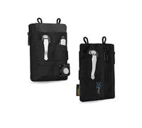 VIPERADE VE18N X-Pac Organisateur d'outils de Sac EDC, Petit Sac à Outils Multifonctionnel avec 6 Poches, Sac de Rangement EDC pour Hommes, Organisateur de Sac Multi-Outils Mince - Noir