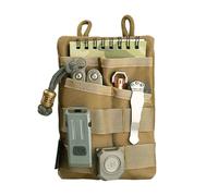 VIPERADE VE3 EDC Tool Pocket Organizer, Petit Organiseur de Poche EDC pour Homme, Petit Organiseur Multi-Outils en Nylon Sac à Outils pour Petite Lampe de Poche Multichaise Stylo Carnet (Kaki)