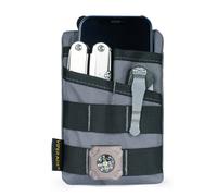 VIPERADE VE3 EDC Tool Pocket Organizer, Petit Organiseur de Poche EDC pour Homme, Petit Organiseur Multi-Outils en Nylon Sac à Outils pour Petite Lampe de Poche Multichaise Stylo Carnet (Gris)