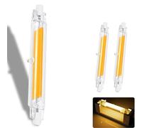 Vipfenturi Ampoules R7S LED 78mm,Dimmable,10W Équivalent à Ampoule Halogène 78mm 100W, Sans Scintillement,Blanc Froid 6000K 1000LM,AC 220-240V,Éclairage à Faisceau 360°, Lot de 2