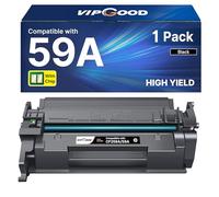 VIPGOOD 59A CF259A CF259X Cartouche de Toner Compatible pour 59A CF259A CF259X 59X pour LaserJet Pro MFP M428fdw M304 M404 M428 M404dn M404dw MFP M428dw M428fdn M428 M428m M304 M304a M404n (1 Noir)