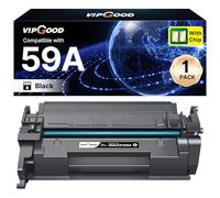 VIPGOOD 59A CF259A CF259X Cartouche de Toner Compatible pour 59A CF259A CF259X 59X pour Laserjet Pro MFP M428fdw M304 M404 M428 M404dn M404dw MFP M428dw M428fdn M428 M428m M304 M304a M404n (1 Noir)
