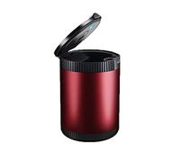 VIPHID Voiture LED Lumière Cendrier pour Renau-lt Kangoo,Cendriers de Auto Portable Cendrier de Voitures Détachable Nettoyage Facile Cendrier Auto-Extinguible,Red