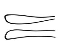 VIPIH 2PCS Window Glass Molding RH & LH pour Honda CR-X CRX EF8 1988-1991