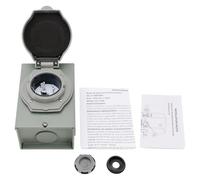 VIPIH 50Amp RV Generator Inlet Box NEMA SS2-50P Power Inlet Box 125/250V