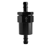 VIPIH Black Inline EFI Fuel Systems Filter Adapter 3/8" Barb With 30 Micron Filter Element