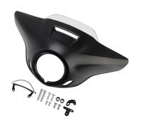 VIPIH Windshield Headlight Fairing fit pour Honda CM300 CM500 21-24 Matt Black+Clear
