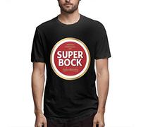 Viplili Super Bock T-shirt classique en coton, Noir , XL