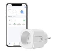 VIPMOON 16A Prise Connectée WiFi 100-240V Prises Connectée et Intelligente pour Ventilateur Électrique/Humidificateur/Climatiseur/Cafetière.Compatible avec Alexa/Google.Type E-2 Broches (France)