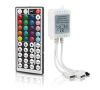 VIPMOON LED Adaptateur Light Controller 44 LED Key, 12V 24V IR Télécommande sans, pour Strip LED Bande SMD 5050 3528 2835