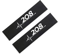 VIPOD 2 Pièces Rembourrage De Ceinture De SéCurité pour Peugeot 208, ProtéGer Cou Epaules Coussinets Doux éPaule