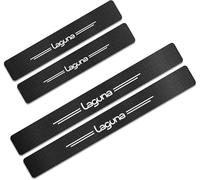VIPOED 4 PièCes Plinthes pour Ren-Ault Laguna, Fibre Carbone Sill Protection Accessoires Anti Rayures Collision Décoration