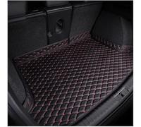 VIPOED Voiture Coffre Tapis pour VW New Beetle Hatchback (9C) 2005-2010, Entièrement Entouré Cuir Doublure Imperméable Antidérapant Protection Auto Accessories,Black-Red