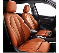 VIPOER Voiture Ensembles De Housses SièGe pour Dacia Dokker/Duster/Jogger Extreme/Logan MCV/Nova/Supernova/Sandero/Solenza, Cuir Confortable Interieur Protection Respirant ImperméAble,Orange