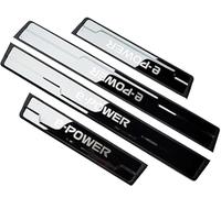 VIPOES 4 PièCes Voiture Plinthes pour Nissan X-Trail T33 Qashqai J12 Ariya e-Power 2024, Protecteur Seuil Porte AntidéRapant Garde Plaque Antirayures