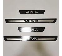 VIPOES 4 PièCes Voiture Plinthes pour Ren-Ault ARKANA XM3 2019 2020 2021, Protecteur Seuil Porte AntidéRapant Garde Plaque Antirayures