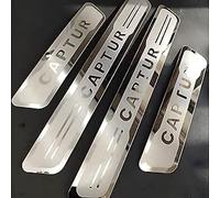 VIPOES 4 PièCes Voiture Plinthes pour Renault Captur 2024 2023 2022 2021 2020 2019, Protecteur Seuil Porte AntidéRapant Garde Plaque Antirayures