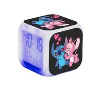 Réveil Numérique pour Enfants - Veilleuse LED, Dessin Animé, Lampe de Table, Jouet Lumineux - Cadeau d'Anniversaire de Noël