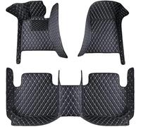 VIPORF Tapis Sol Voiture pour BMW Serie Série 3 Series 3er Gran Turismo GT F34 2013 2014 2015-2020, Imperméable Antidérapant Tous Temps Accessoires Moquette Saisons Protecteurs,Black Beige