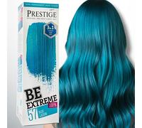 Vip's Prestige Be Extreme | Coloration Couleur 57 Blue Lagoon | Pigment Pur | Colore les Cheveux Blonds, Décolorés et Gris | Sans Ammoniaque, Sans Parabènes ni PPD | 100 ml