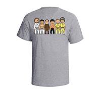 vipwees, Hans Island, Mens Martial Arts Movie Inspired Caricature Organic Cotton T-Shirt