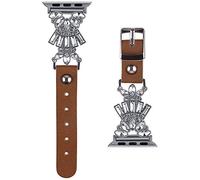 VIQIV Bling Jewelry Bracelet compatible avec Apple Watch Ultra, 38 mm, 40 mm, 41 mm, 42 mm, 44 mm, 45 mm, 49 mm, iWatch Series SE 8/7/6/5/4/3/2/1 pour femmes et filles - Bracelet occidental élégant en