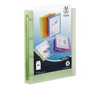 Viquel 097298-05 Classeur 4 Anneaux Dos de 35 mm personnalisable, Vert