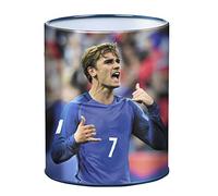 Viquel - 701773-01 Pot à crayons pour enfant Antoine Griezmann - Porte stylos garçon en métal