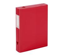 Viquel - Boîte De Classement A4 dos 6cm ESSENTIEL - Class Doc fermeture bouton pression - Fabriqué en France - Rouge