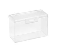 Viquel - Boite en plastique pour cartes de jeux - Protection pour cartes à jouer - Etui 10,5 x 6,6 x 4,6 cm - Transparent