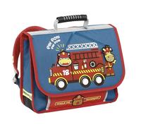Viquel - Cartable 35cm garçon - Cartable maternelle Mini Pompiers - Sac pour l'école confort - Bleu